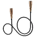 CANDELABRO METALICO NEGRO/DORADO REF:ES27820 26X28CM