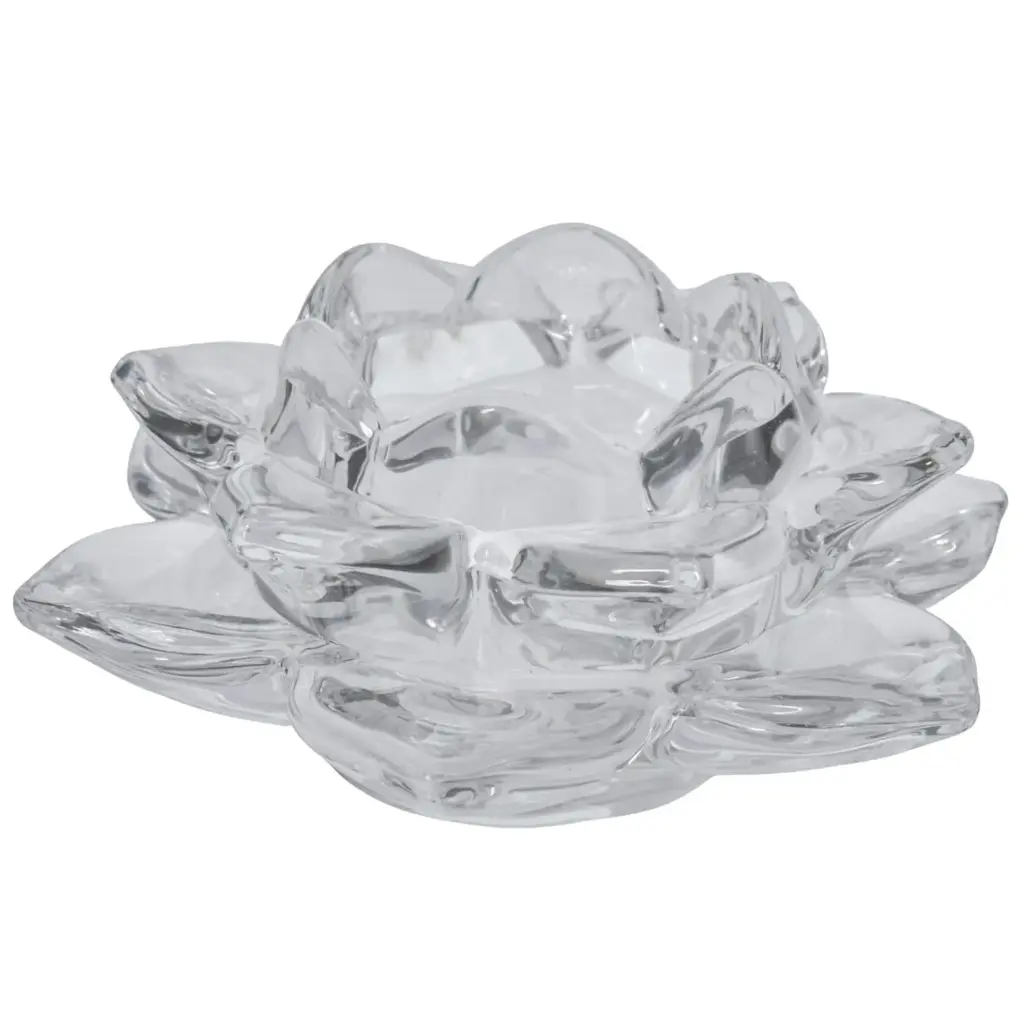 CANDELABRO DE VIDRIO REF:ES27796 14X7CM