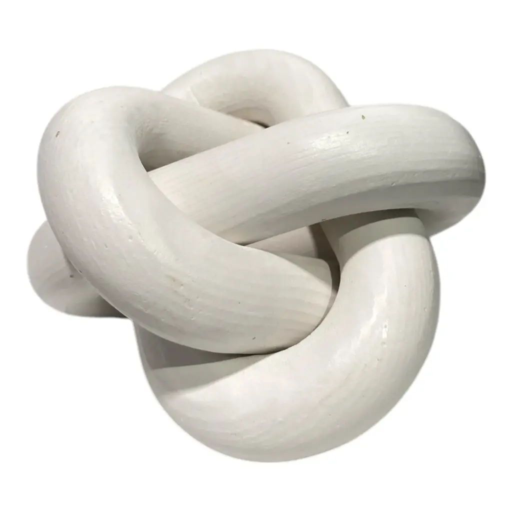 NUDO DE MADERA BLANCO 12X12X12CM