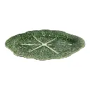 PLATO DE PORCELANA LECHUGA REF:SAN5600 30.5X21X3CM