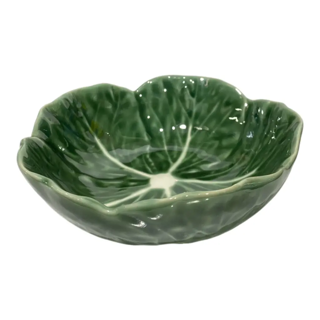 PLATO DE PORCELANA LECHUGA REF:SAN5602 14.5X5CM