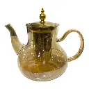 TETERA DE VIDRIO AMBAR 1LITRO