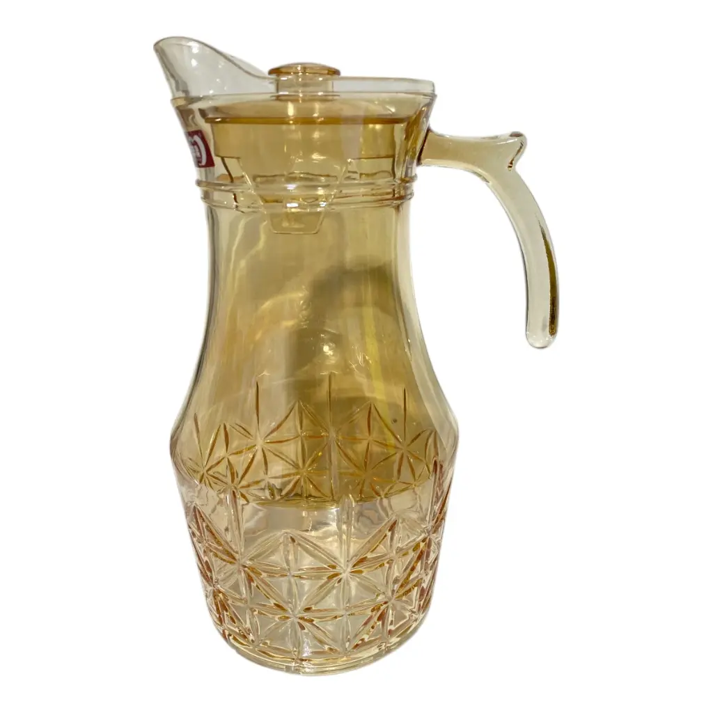 JARRA DE VIDRIO AMBAR 1.8LITROS