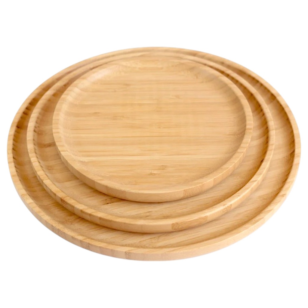 SET DE 3 BASES DE BAMBOO Ø30, 25, 20CM