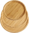 SET DE 3 BASES DE BAMBOO Ø30, 25, 20CM