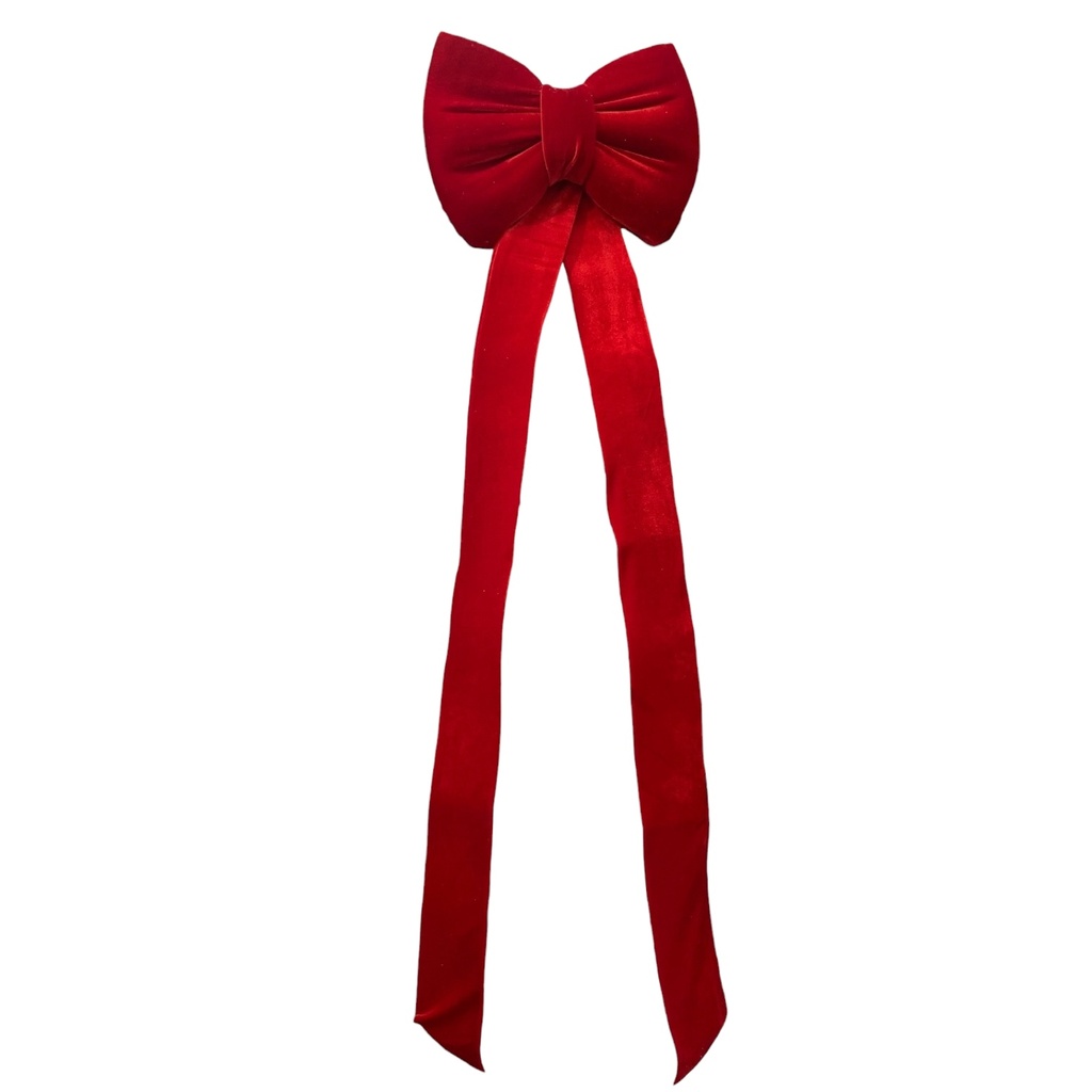 LAZO ROJO TELA GAMUZA 40X150CM 