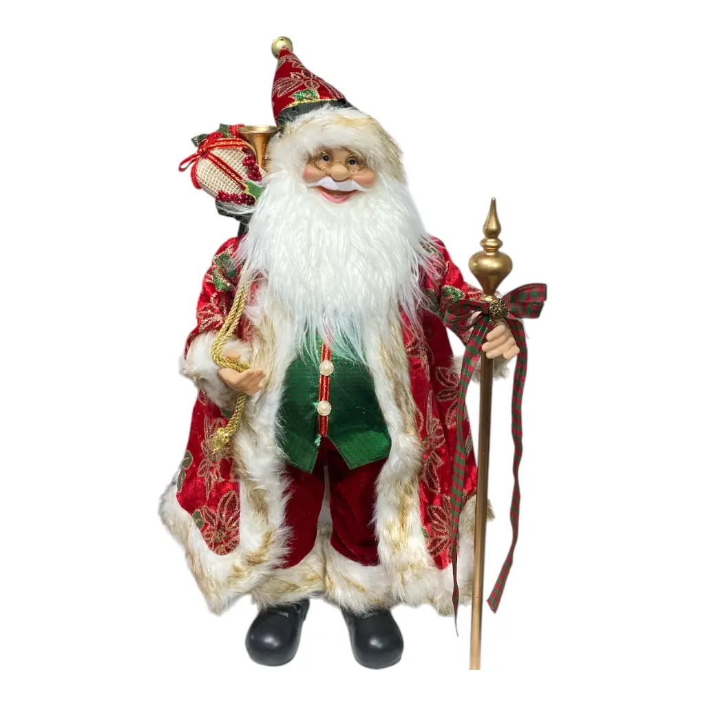 NOEL ROJO/VERDE 38X30X70CM