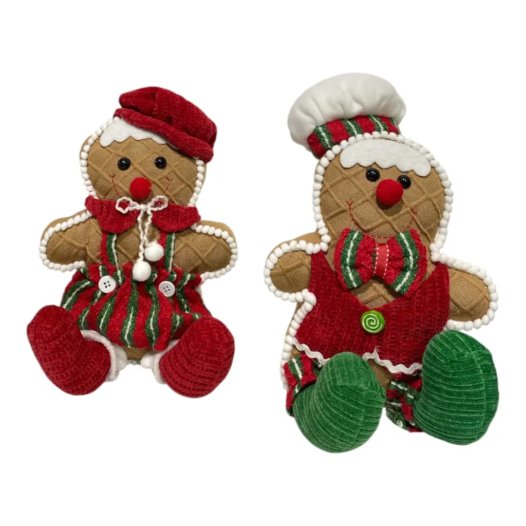 MUÑECO GALLETA JENGIBRE DE TELA 2MOD 28CM C/U