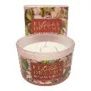 VELA PERFUMADA SURT 4 CON CANDELABRO DE VIDRIO 10X6CM C/U