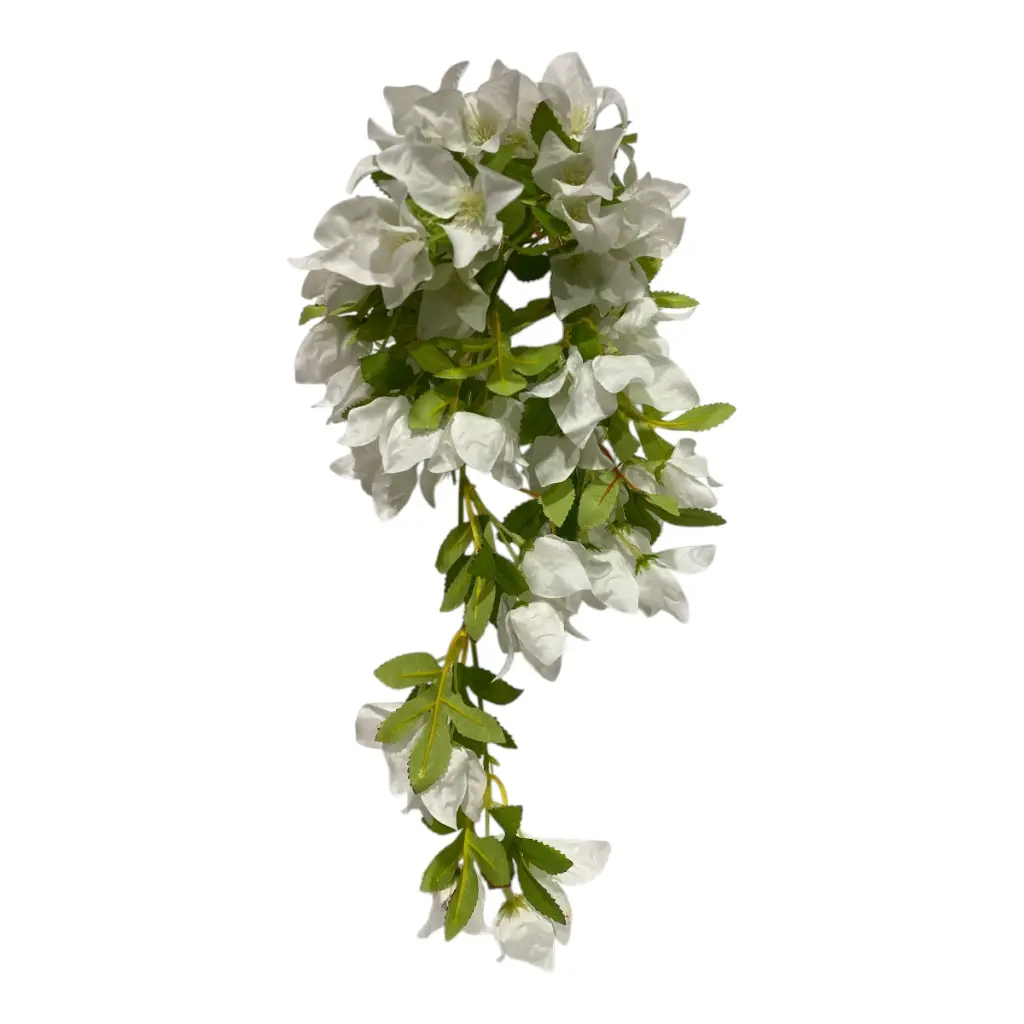 BUGANVILIA BLANCA FLOR ARTIFICIAL 42CM