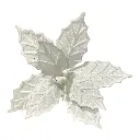 FLOR NAVIDEÑA BLANCA 30CM