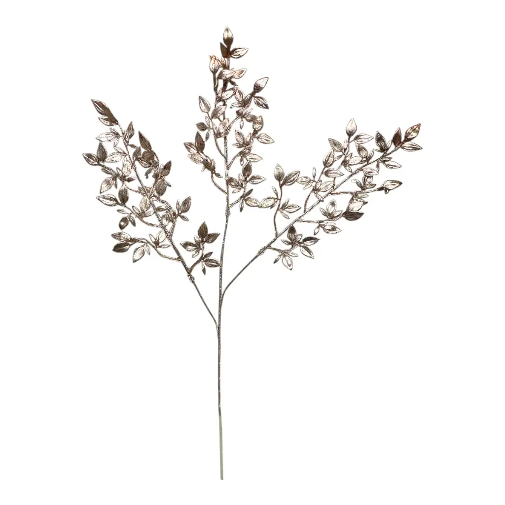 RAMA HOJITAS CHAMPGNE 75CM  