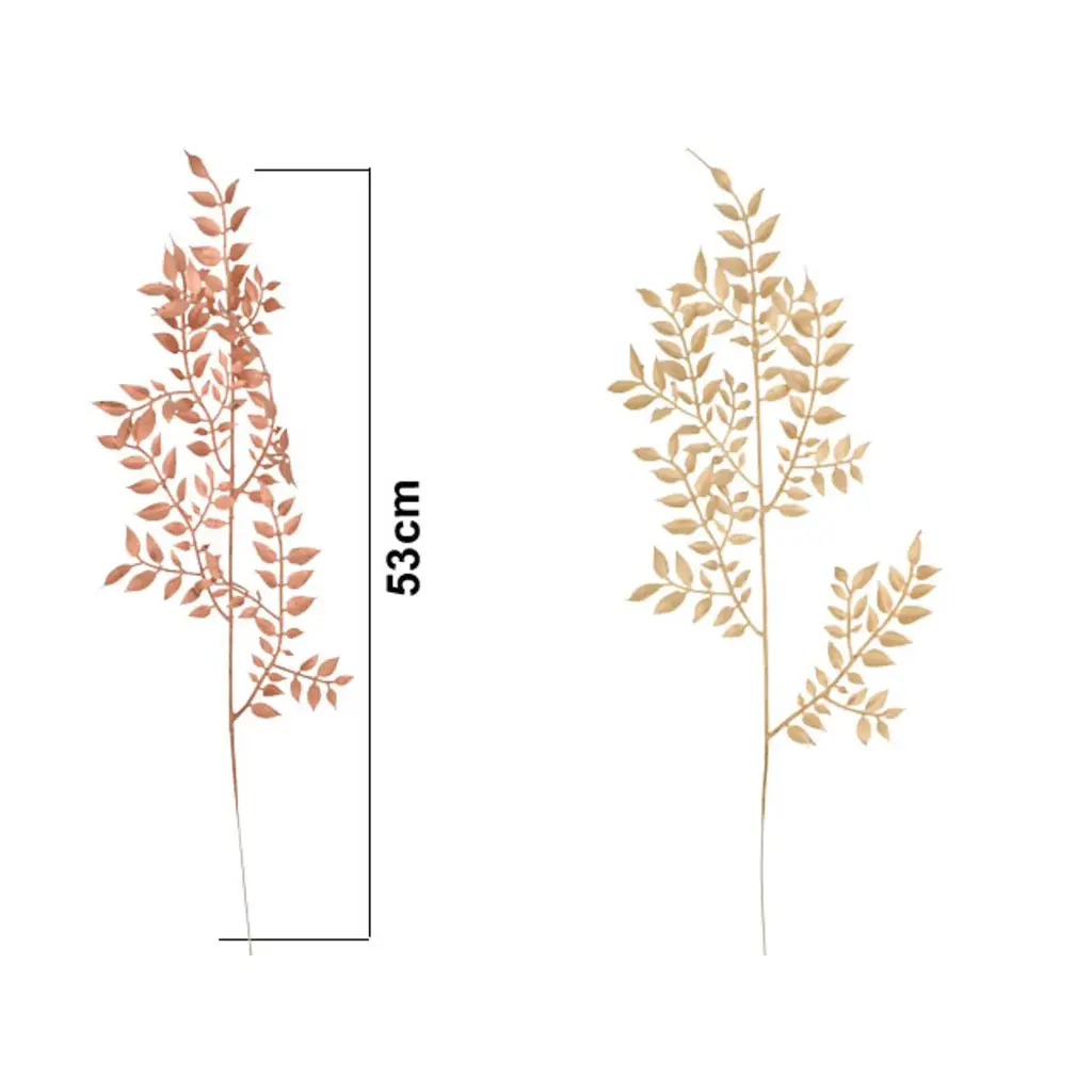 RAMA NAVIDEÑA REF:ES26537 53CM SURT. DOS COLORES DORADO Y CHAMPAGNE