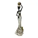 AFRICANA DECOR POLIRESINA 13X9X40CM 