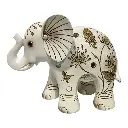 ELEFANTE POLIRESINA MOCCA 20X10X16CM