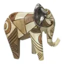 ELEFANTE POLIRESINA MOCCA 14X10X22CM