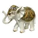 ELEFANTE CAFE/DORADO POLIRESINA 30X10X24CM