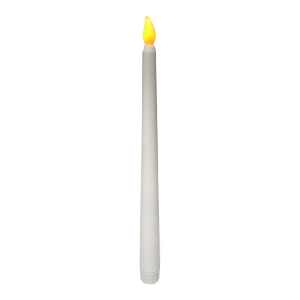 VELA LED LARGA A PILAS 2X27CM C/U 
