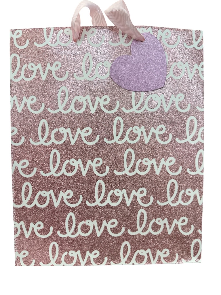 FUNDA DE REGALO LOVE ROSE 32X26CM