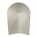 FLORERO DE CERAMICA BLANCO 16.5X8X25.5CM