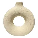 FLORERO CERAMICA BLANCO 18X7X19.5CM