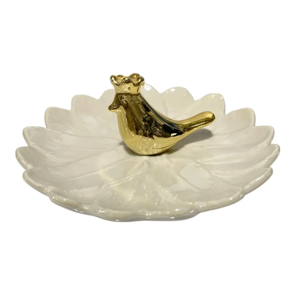 PORTA ANILLOS DE PORCELANA 12.5X12.5X5CM