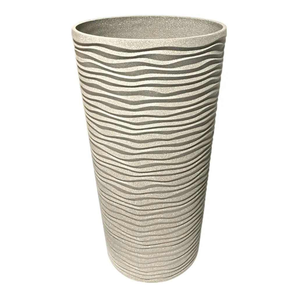 MACETA PVC GRIS MARMOLEADA 26X49.5CM