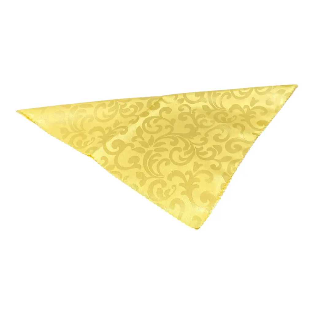 SERVILLETA DE TELA AMARILLA CON DISEÑO 45X45CM
