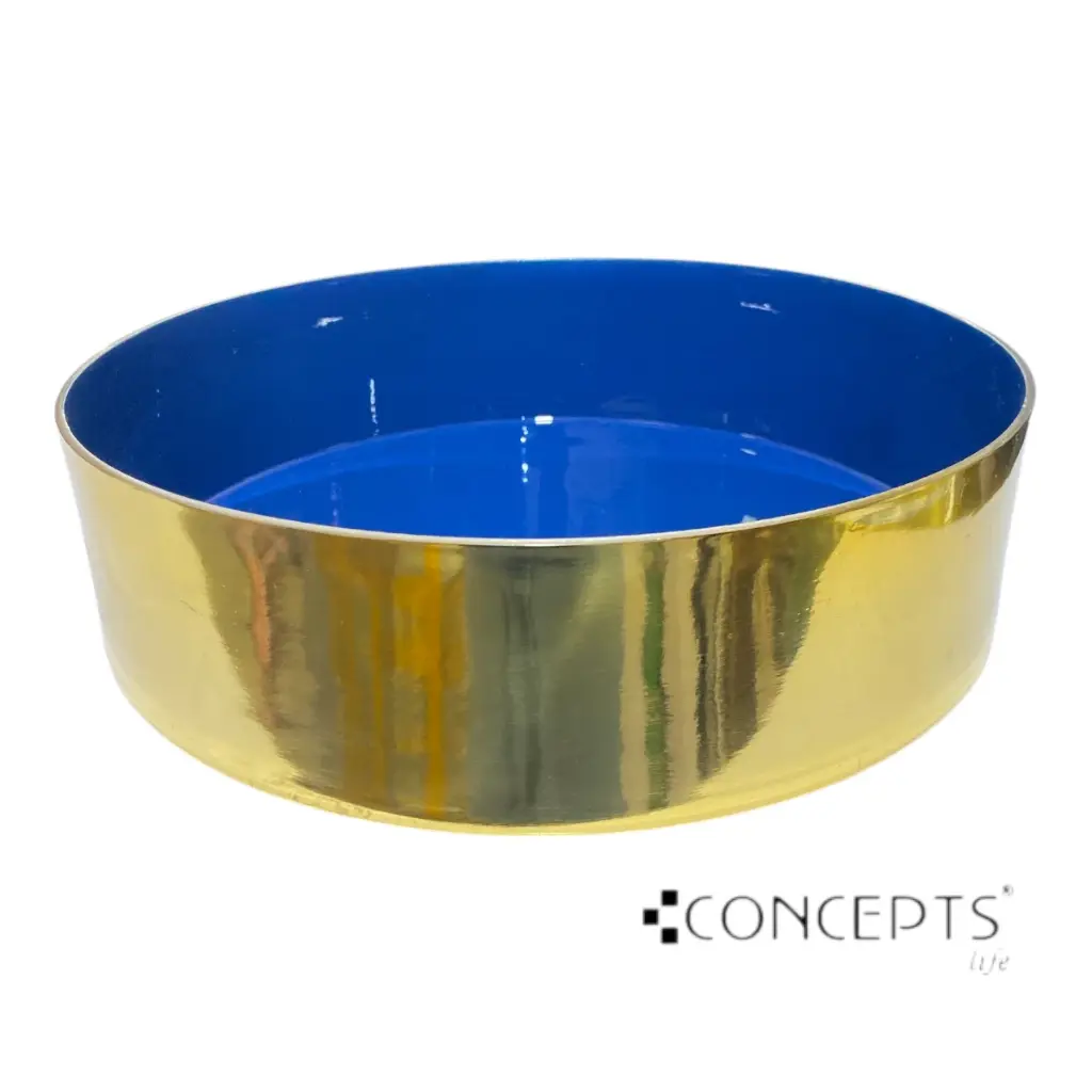 BANDEJA METALICA DORADA CONCEPTS