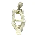 PENSANTE DECOR POLIRESINA BLANCA 15X14X32CM