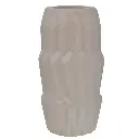 FLORERO DE CERAMICA TONO ARENA REF:HM0892 12X21CM 
