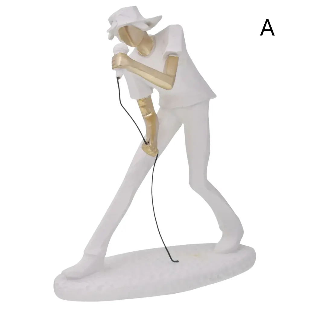 CANTANTE POLIRESINA 2 COLORES REF:HM0946 17X8X22CM