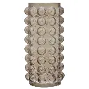 CANDELABRO VIDRIO BURBUJAS REF:ES27864 10X21CM 