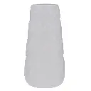 FLORERO DE CERAMICA BLANCO ROMBOS REF:HM0889 10X22CM