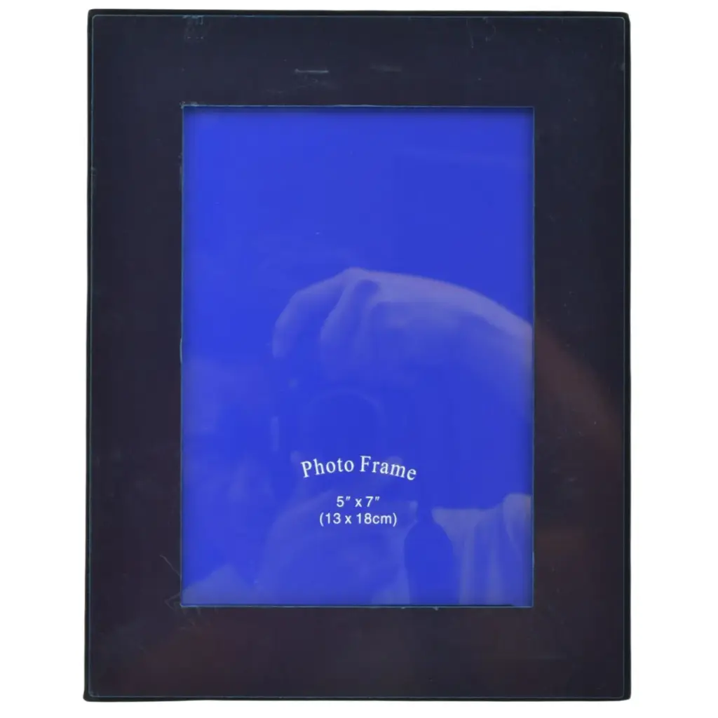 PORTA RETRATO NEGRO METALICO REF:ES28351 5"X7" 13X18CM      