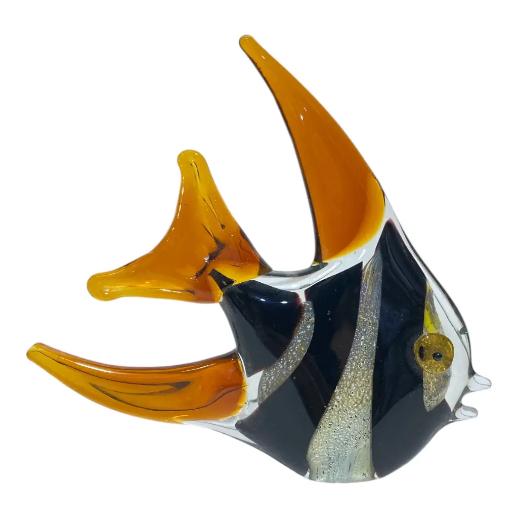 PEZ DE VIDRIO TIPO MURANO 21X4X19CM