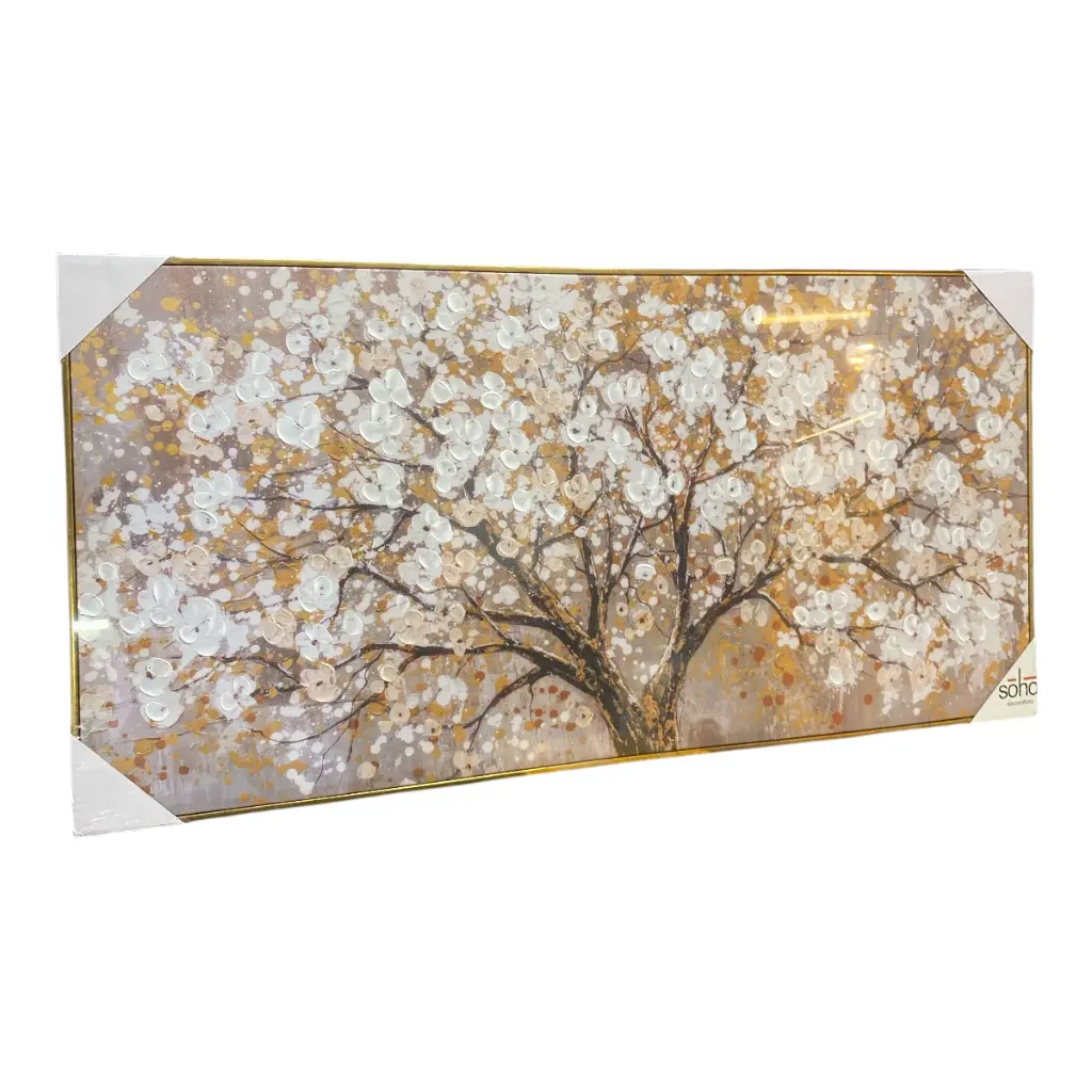 CUADRO AL OLEO ARBOL DE LA VIDA 60X120CM