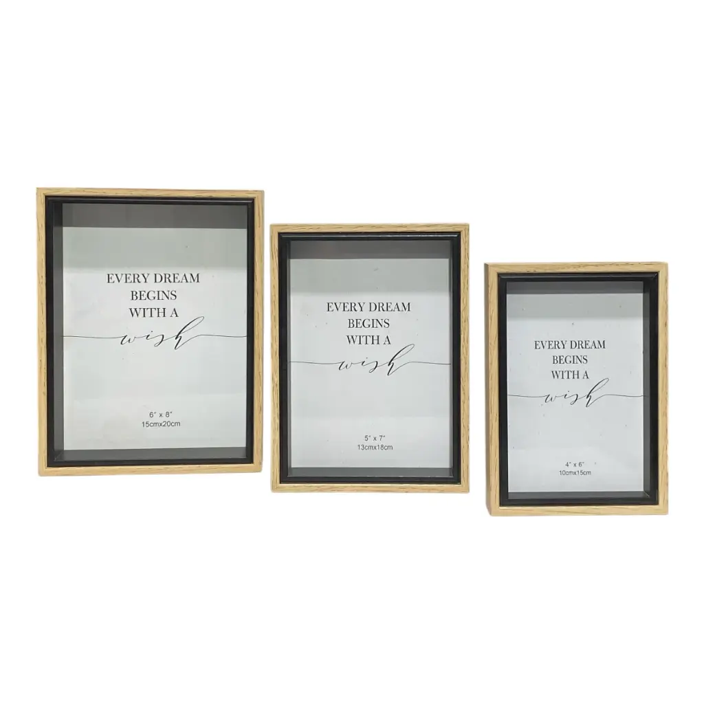 PORTA RETRATO TRIPLE 10X15CM, 13X18CM, 15X20CM 