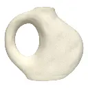 FLORERO CERAMICA BLANCO 26X7X27CM