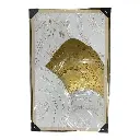 CUADRO LIENZO PETALO ORQUIDEA BLANCO ORO SURTIDO 70X110CM