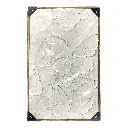 CUADRO TEX. MARIPOSAS MARCO FILO DORADO 70X110CM 