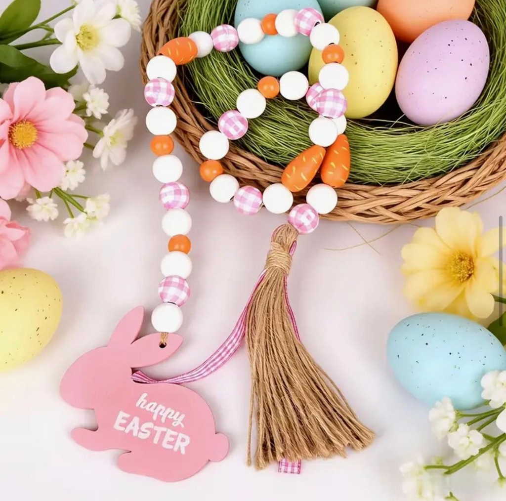 CADENA DE CUENTAS COLECCIÓN PASCUA 80CM