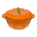OLLA CALABAZA, PORCELANA 16X13X10CM