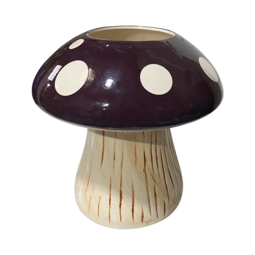 FLORERO HONGO PORCELANA Ø30X25CM