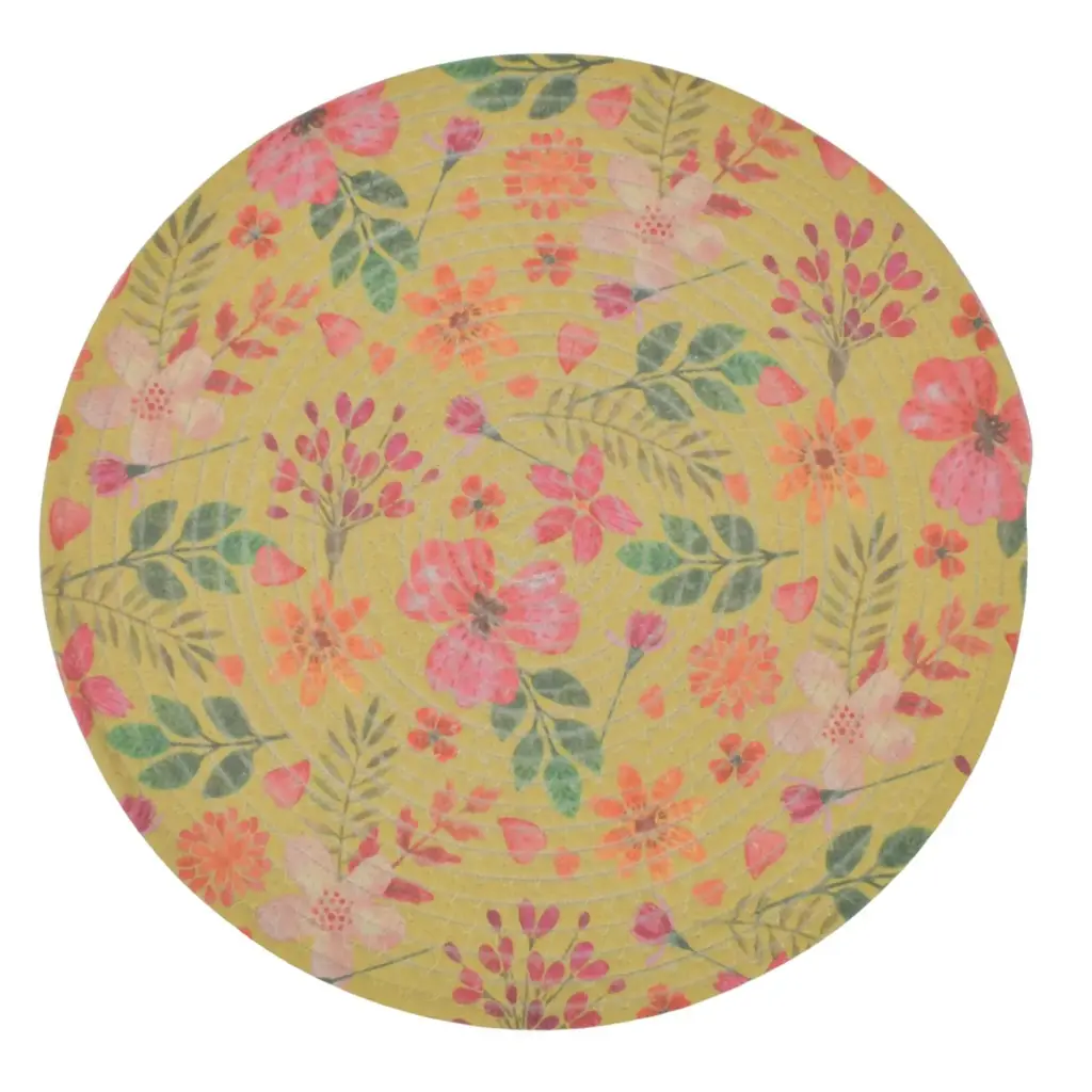 INDIVIDUAL REDONDO ALGODON REF:ES27955 Ø38CM