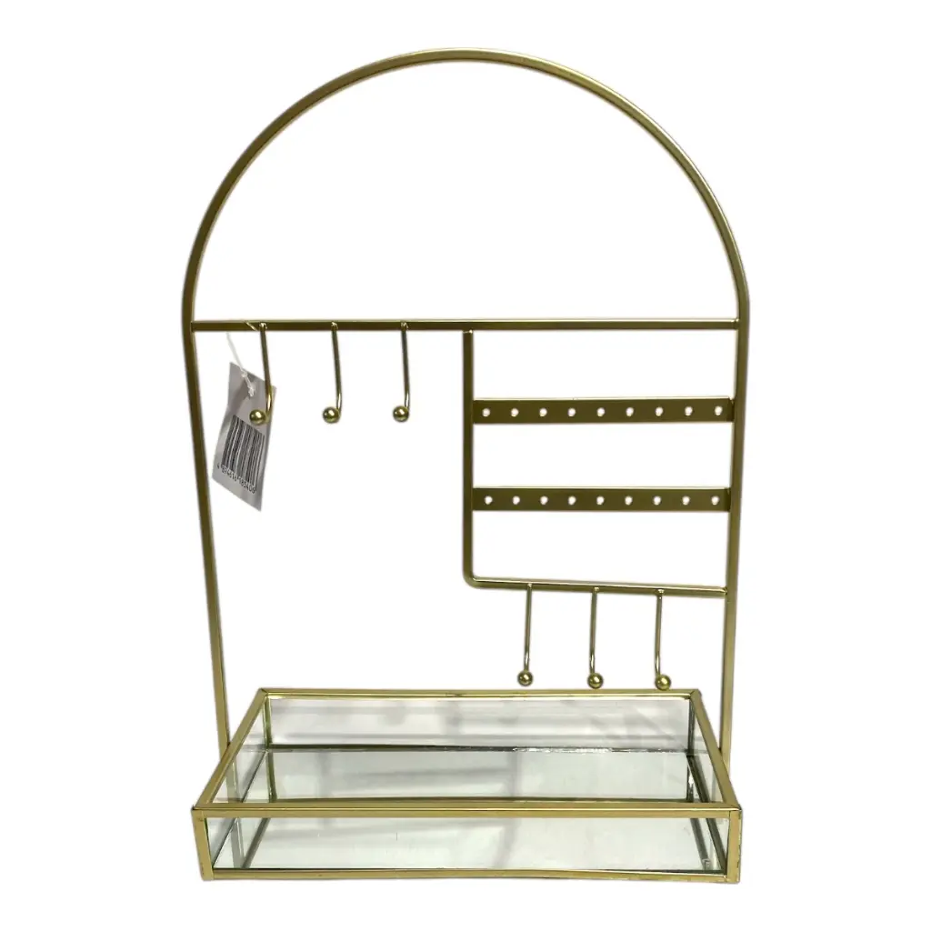 JOYERO METALICO/BASE DE ESPEJO REF:B8210-9 21X10X30CM