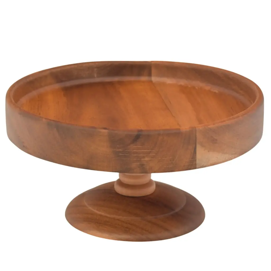 PORTA BOCADITOS DE MADERA REF:ES26303 Ø20CMX11CM