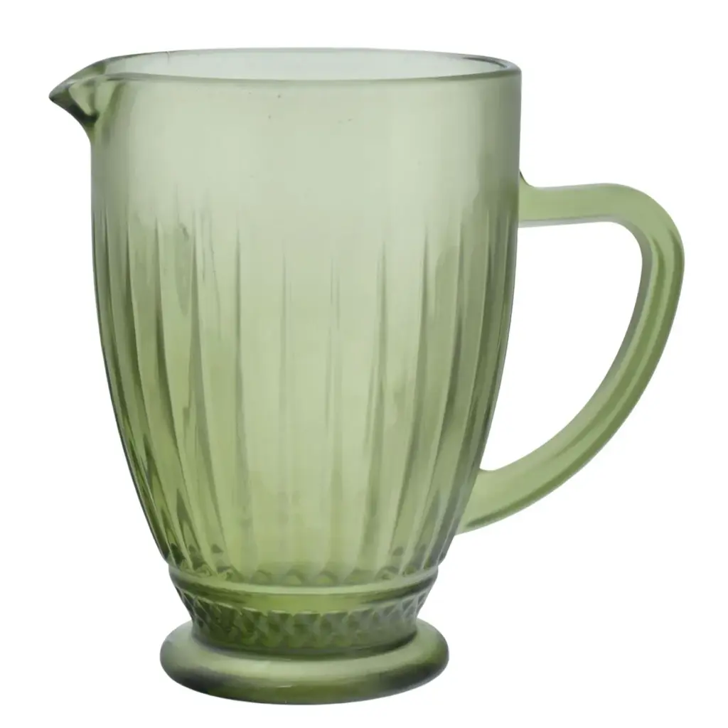 JARRA DE VIDRIO VERDE REF:SAN5765 14X20CM 1100ML