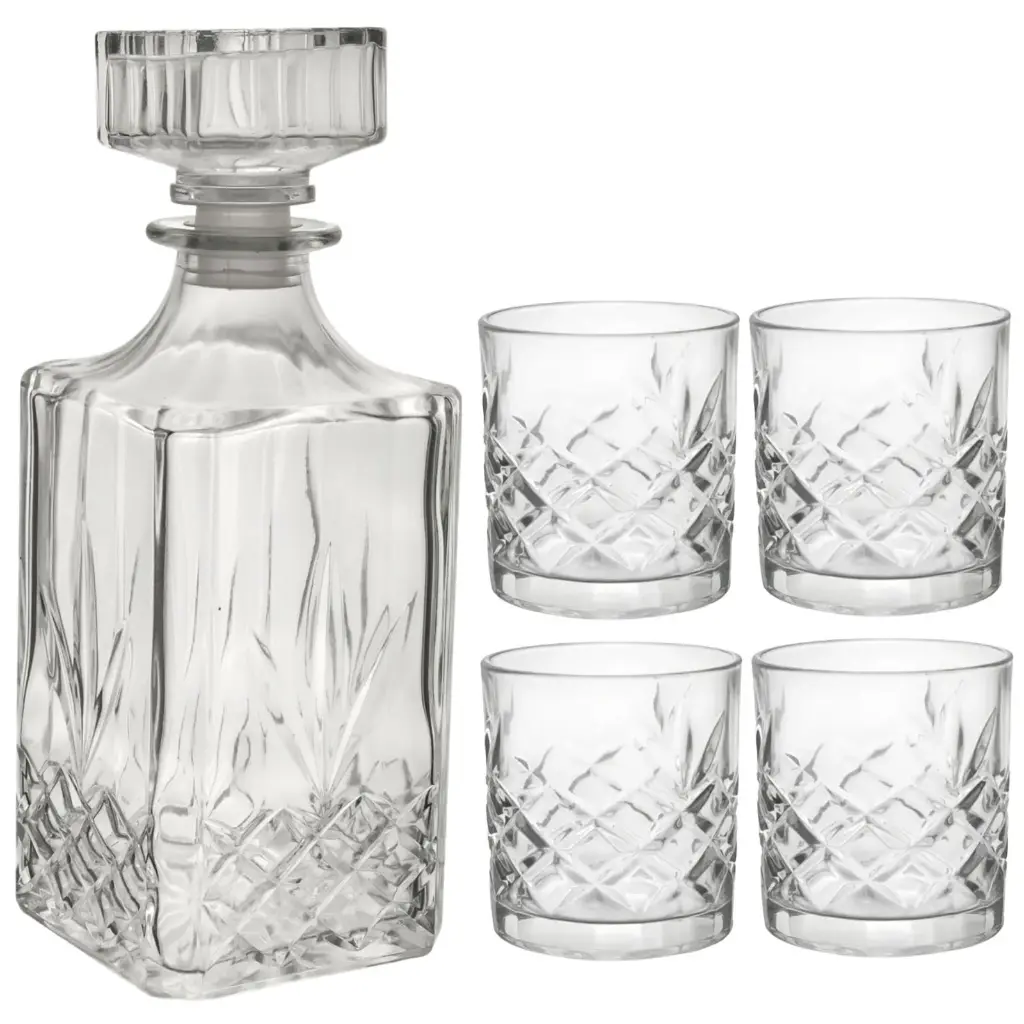 WHISKERA VIDRIO X5PC. REF:P35811+BTP358/5CB 9X24CM