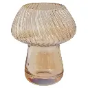 CANDELABRO DE VIDRIO HONGO REF:2225-1215DY 21X15CM 